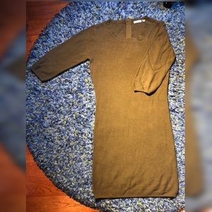 Army Green Knit Jacqueline de Yong Dress size L